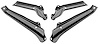Bumper Brackets Front 1966 Chevelle/El Camino - image 1