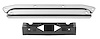 Bracket Set Rear License Plate 1964-65 Chevelle Chrome - image 1