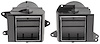 Deflector/Tube Assembly 1971-72 Chevelle/El Camino/Monte Carlo Pair w/o A/C - image 1