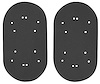 Seal Kick Panel Vent Flapper 1964-67 A-Body - image 1