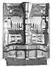 Complete Floor Pan 1964-1967 GM A-Body - image 1
