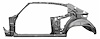 Quarter Panel/Door Frame Assembly 1970-72 Chevelle - image 1