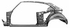 Quarter Panel/Door Frame Assembly 1969 Chevelle - image 1