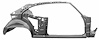 Quarter Panel/Door Frame Assembly 1969 Chevelle - image 1