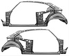 Quarter Panel/Door Frame Assembly 1969 Chevelle - image 1