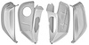 CH27866-PR Vent Panel, Front Lower Cowl, 1968-72 A-Body, Pair - image 1