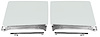 CH27871-PR Door Glass, Assembly, 1966-67 Chevelle, Pair - image 1