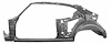 Frame/Door Frame Assembly 1968 Chevelle Coupe - image 1