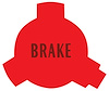 Brake Warning Light Lens 1970-72 Chevelle/El Camino - image 1
