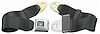 SINGLE REAR SEAT BELT BLA - image 1