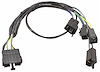 Wire Harness 1970-71 CH/MC Mono w/o AC Single FT/Single Rear Speakers - image 1