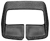 Seat Belt Guide 1973-81 GM Shoulder Strap Rectangle - image 1