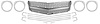 GRILLE KIT 70 CHEVELLE/EL - image 1