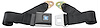 Seat Belts Non-Retractable GM Buckle Plastic Top - image 1