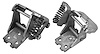 CH33445-PR Hinge, Door, 1973-77 A-Body/Grand Prix, Upper, Pair - image 1