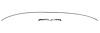 CH35548 Molding Kit, RR Hood & Fender, 1968-69 Chvll/EC All, 1970-72 Mlbu/EC/MC Non-Cowl - image 1