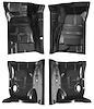 CH35661-ST Floor Pan Set, 1973-77 A-Body, 1/4 Sections - image 1