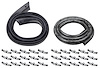 CH36652 Seal Kit, Hood to Cowl, 1968-69 Chevelle/El Camino, w/Clips, Rubber Lower - image 1