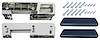 CH37369-DB Armrest Base/Pad Kit, Rear, 1961-64 A-Body, 1963-64 Bonneville/Catalina - image 1