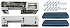 CH37370-DB Armrest Base/Pad Kit, Rear, 1965-67 A-Body, 1965-67 Catalina - image 1