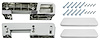 CH37370-WH Armrest Base/Pad Kit, Rear, 1965-67 A-Body, 1965-67 Catalina - image 1