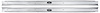 Aluminum Fisher Body Step Plates 1964-1967 GM A-Body - image 1