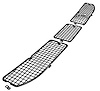 Cowl Grille Insert 1968-72 GM A-Body
