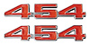 CHV4700-PR Emblem, Fender/Tailgate, 1970-72 Chevelle/El Camino/Monte Carlo, 454, Pair - image 1