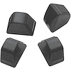 AC Control Knobs 1966-74 CH/EC/MC Black 4pc - image 1