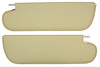 Sun Visors Perforated 1971-72 A-Body 1-Pin - image 1