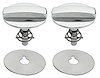CT20118-PR Hood Lock, 1970-72 Cutlass, Outside Air Induction/W-25, Pair - image 1