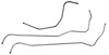 Fuel Line Fuel Tank Vent 1971-72 A-Body 3pcs - image 1