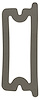 Gasket 1969-72 Skylark Wagon/70-72 Cutlass Back-up Lamp Lens - image 1