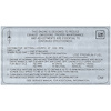 Decal 68 Cutlass Emissions W-30 400 4bbl - image 1