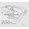 Decal 64 Cutlass Trunk Tire Stowage - image 1