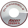Decal 68 Cutlass Air Cleaner Rocket 350 2bbl 8 Inch Silver - image 1