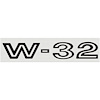 Decal 69 Cutlass Fender W-32 Black - image 1