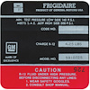 Decal 68 Cutlass Air Conditioning Compressor Red 5910725 - image 1
