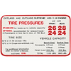 Decal 70 Cutlass Tire Pressure 455 - image 1