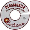 Decal 65-66 Cutlass Air Cleaner Ultra-High Compression 330 4bbl 11 Silver - image 1
