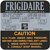 Decal 67 Cutlass Air Conditioning Compressor Orange 5910486 - image 1