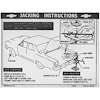 Decal 64-66 Chevelle Jacking Instructions - image 1