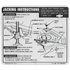 Decal 67 Chevelle Jacking Instructions - image 1