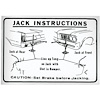 Decal 64 GTO Tempest Lemans Jacking Instructions - image 1
