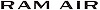 DT00167 RAM AIR Hood Scoop Decal for 1971-1972 Pontiac GTO, LeMans - Black - image 1