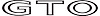 Decal 68-73 GTO Body GTO Black - image 1