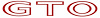 Decal 68-73 GTO Body GTO Red - image 1
