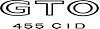 DT00172 Black Fender Decal for 1970-1973 Pontiac GTO - image 1
