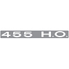 Decal 72 GTO Rear Spoiler 455 HO White - image 1