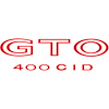Decal 73 GTO GTO 400 CID Red - image 1